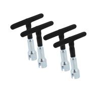 Holibanna 4pcs Wing Nut Driver Tool with T Handle for Manual Tightening and Releasing Eye Screws Screw Hooks Hook Bolts and Hangers Ergonomic Portable Design for Quick and Damage