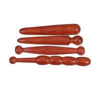 Holibanna 4pcs Wooden Foot Massage Sticks Acupuncture Points Massager for Home Use Manual Scraping Tool for Plantar Relief for Stress Relief and Relaxation