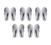 Holibanna 5 Pairs Ceramic Glasses Nose Pads - Nonslip Eyeglass Nosepad Replacement - No Trace Glasses Grips Comfortable for Eyewear Frames