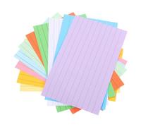 Holibanna 500pcs Lined Index Cards Notepads for Study and Office Use Small Portable Memo Cards with Colors Ruled Flashcards for Learning to Do List and Note Taking