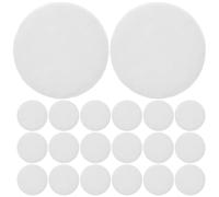 Holibanna 50pcs Glade Essential Oil Refill Cotton Pads for Aromatherapy Necklace and Essential Oil Pendant, Portable Design Helps Fragrance Evaporate, White Minimalist Style Suitable to Wear