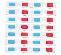 Holibanna 50pcs Paper Anaglyph Glasses Red Blue Cardboard Lightweight Durable for Movies Games Dvds Use