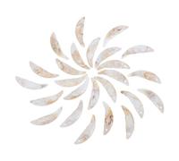 Holibanna 50Pcs Plastic Wolf Fang Pendants 40X10Mm DIY Craft Charms for Necklace Keychain Jewelry Making Accessories Animal Tooth Pendants for Men’S Jewelry