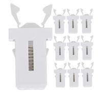 Holibanna 50pcs Push-Type Buckle Lock for Trash Can Replacement for Old Broken Easy to Open Abs Material Outdoor Bin Lid Garden Bin Kitchen Waste