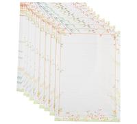 Holibanna 50pcs Vintage Letter Writing Paper Blank Stationery for Love Letters Poems and Announcements Charming Retro Design for Writing Supplies and