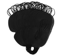 Holibanna 50pcs Vr Interface Liner for Eyes Disposable Eye Cover for Vr Breathable Non-woven Fabric Sweatproof Facial Barrier Pads 13x5inch Black