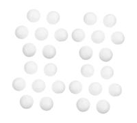 Holibanna 50pcs White Solid Polystyrene Foam Balls for Crafts High Density Spheres for Painting DIY Wedding Decorations Floral Arrangements School Art Projects and Window Display Props