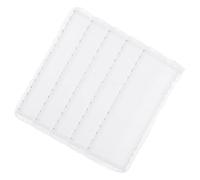 Holibanna 5Pcs Blank White Embroidery Fabric Bookmarks with Lace Edge for Cross Stitch DIY Craft Projects and Book Reader