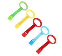 Holibanna 5Pcs Crib Pull Rings Nursery Assistive Learning Tools Standing Aid Pull Rings for Convenient for Home and Travel