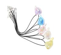 Holibanna 5pcs Dolphin Necklace: Dolphin Decorations Sea Animal Hanging Pendant Accessories Jewelry Ornaments For Women Ladies Transparent