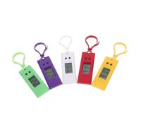 Holibanna 5pcs Electronic Keychain Pocket Watches Clip-on Simple Small Hanging Keyring Watches for Kids Students Random Color Suitable for Backpack and Examination