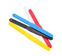 Holibanna 5pcs Flexible Plastic Oil Painting Spatulas for Mixing and Screen Printing Lightweight Professional Drawing Tools for Art Projects Random Colors Random Color