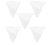 Holibanna 5pcs Honey Filter Bag Fine Mesh Nylon Conical Double-Layer Filter, White, for Beekeeping Extraction and Apiary
