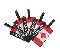 Holibanna 5pcs Luggage Tags for Suitcase, Travel Cruise Luggage Tag, Name ID Label and Loop for Women Men Baggage Handbag School Bag Backpack