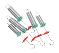 Holibanna 5pcs Physics Experimental Springs Set for Teaching S Law Coil Springs for Student Science Experiments Accurate Mechanics Tool for Classroom and Outdoor Use