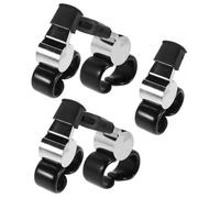 Holibanna 5pcs Referee Finger Whistle with Integrated Ring Design and Thumbpress Mechanism, Lightweight Metal and Plastic Construction, Loud Sound Output for Sports Training and Soccer