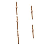 Holibanna 5pcs Women Leisure Wristwatch Simple Chic Design Decorative Dial Lightweight Watch for Daily Wear and Business for Students and Office Workers
