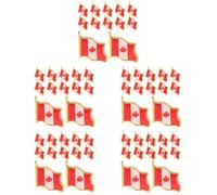 Holibanna 5sets Canada Flag Brooch Decorative Butterfly Clasp Pins for Clothes Scarf and Accessories Unique Badge for Men and Women for Family and Friends 25pcs*5