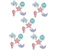 Holibanna 5sets Cute Cartoon Sea Animal Brooch Pins Lovely Decorative Lapel Pins for Clothes Handbags Hats and Accessories for Parties Celebrations and Daily Wear 5pcs*5