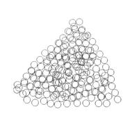 Holibanna 600pcs Iron Key Round Keychains for Car and Household Keys for Crafts and Organizing Smooth Resistant