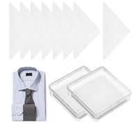 Holibanna 60pcs Shirt Collar Stickers Collar Stiffeners Adhesive A-Shirts for Men Triangle Stays Men s Stylish Stiffeners Man PVC Suit Clothing