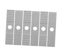 Holibanna 6pcs Aluminum Mount Blocks Timing Belt Fixing Pieces for Printer Accessories Compatible with Multiple Printer Models and Easy to Install
