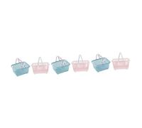 Holibanna 6pcs Basket Boys and Girls Storage Basket for Shelves Vegetable Fruit Handheld