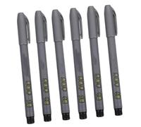 Holibanna 6pcs Beginner Calligraphy Soft Tip Chinese Fountain Pens for Manuscript Handwriting and Ink Brush Painting Refillable Water Brush Pens Compatible with Papers for Traditional