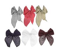 Holibanna 6Pcs Bow Hair Clips for Women Adorable Hair Accessories for Teen Comfortable and Durable Design for Weddings Birthdays and Special Occasions