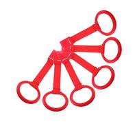 Holibanna 6pcs Boy Girl Pull Tab Crib Pull Ring for Newborn Walking Exercises Ring Playpen Toys Learning Standing Playpen Accessories Hanging