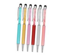 Holibanna 6pcs Capacitive Pens Crystal Diamond Touch Screen Stylus Pen for Writing Tablet Random Color