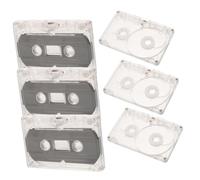 Holibanna 6pcs Cassette Tape Blank Audio Cassettes Diy Decor Rustic Vintage for Home