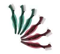 Holibanna 6pcs Denture Cleaning Brush Braces Cleaning Brush Denture Scrubber Pp