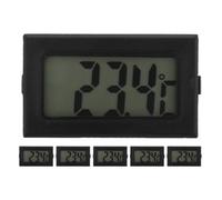Holibanna 6pcs Embedded Digital Thermometer with Clear Display Compact Space-saving Design for Indoor Outdoor Industrial Temperature Measurement Accurate Electronic Gauge