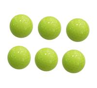 Holibanna 6pcs Fluorescent Luminous Golf Balls for Night Play Light-absorbing Dark Balls for Twilight Early Morning and Glow Tournaments