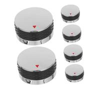Holibanna 6pcs Gas Grill Knobs Replacement Plastic Rotating Switch Grill Control Knob for Bbq Party Burner Use