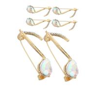 Holibanna 6pcs Musical Note Brooch Pins for Clothes Lightweight Decorative Pins for Dress Shirts Jackets Bags Secure Loose Collars Stylish Treble Clef Accessories for Women Men