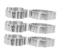 Holibanna 6pcs Stainless Steel Lantern Biscuit Cookie Cutters DIY Fondant Molds for Baking and Craft Hanukkah Party Shapes Easy to Use and Decorative