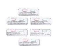 Holibanna 6pcs Test Card UV Intensity Detection Measurement Light Indicator for UV Bulb and LED Intensity Reading in Outdoor Sunshine Testing