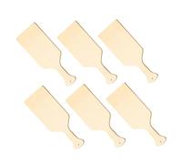 Holibanna 6pcs Unfinished Wood Paddles with Handle for Craft Making Cutting Board Set, Mini Size Wooden Paddles with Blank Surface, Easy to Carry, for DIY Doodling and Hanging Display