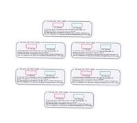 Holibanna 6pcs UV Light Intensity Indicator Card UV Radiation Detection Measurement for Intensity Reading in Sunshine Testing