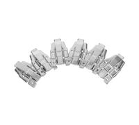 Holibanna 6pcs Vintage Duckbilled Hasp Clasp Lock Box Toggle Latch with Screws Chinese Design for Jewelry Box Cabinet Toolbox Enhanced Security Smooth Operation Unique Decorative Element