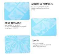 Holibanna 7PCS Drawing Stencils Butterfly Shape Reusable DIY Painting Templates for Craft Wall Art and Spray Painting Lightweight