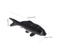 Holibanna 7pcs Realistic Miniature Koi Fish Figurines Floating Plastic Goldfish Statue Aquarium Decorations for Fish Tank Fountain Colorful Carp Ornaments for Home Office Photo Props