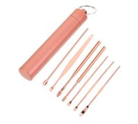 Holibanna 7pcs Sturdy Earwax Removal Tools Ear Picks Portable Case for Colleagues Friends Family