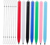 Holibanna 7Pcs Tablet Stylus Pens for LCD Drawing Tablet Lightweight Ergonomic Design for Smooth Writing Drawing Compatible with Touch Screen Devices Includes Elastic Tethers