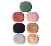 Holibanna 7Pcs Waterproof Silicone Earphone Organizer Bag Set, Small Portable Data Cable Storage Pouch with Earbud Holder, Multi-Color Travel Electronics Accessory Case for Charging Cables