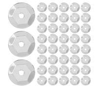 Holibanna 800pcs Silver Round Cup Sequins for Crafts and Sewing, 8mm PVC Sparkling Design Sequins Beads for Fashion Embellishment and DIY Embroidery, Versatile Use for Crafters of Ages