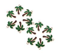 Holibanna 80pcs Hawaiian Coconut Tree Charms Bulk Zinc Alloy Tropical Pendants for Necklace Earrings Bracelets Keychain DIY Jewelry Making Accessories