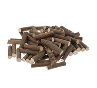 Holibanna 80pcs Wood Craft Sticks: 2" Long Natural Wooden Branches for DIY Crafts - Decorative Rustic Logs for Hobby Projects, Farmhouse Home Accent, Small Bulk